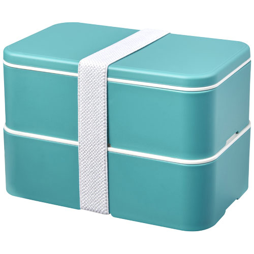 Lunch-box promotionnelle à deux blocs MIYO Renew Bleu récif et Bleu récif
